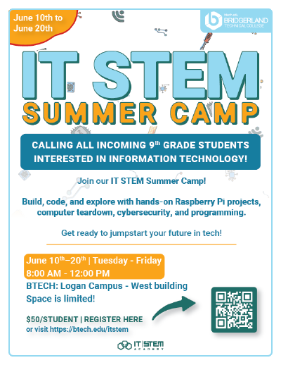 IT STEM Summer Camp (9th Grade Students) - June 2025